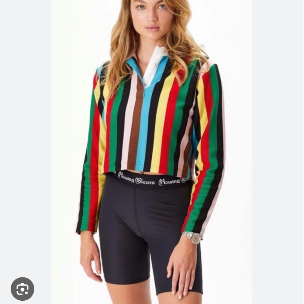 Rowling Blazers biker shorts NWT black L sold out casual summer spring outfit